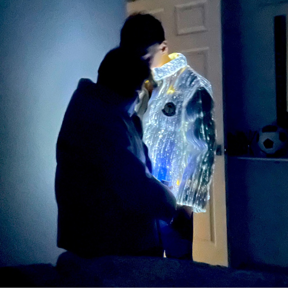 Palm Angels Moncler Collab Puffer Light up Jacket size 2 (I believe is a medium)